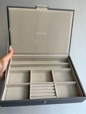 Stackers Jewelry Organizer Box-Taupe